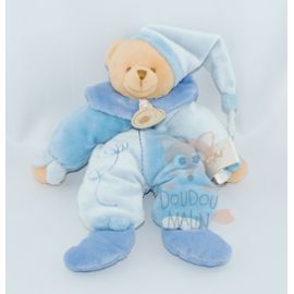Babynat ours bleu bonnet 